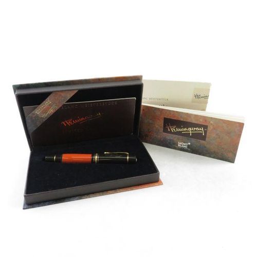 MONTBLANC モンブラン 万年筆 ウッド調ボディ　ケース付未使用美品 MONTBLANC モンブラン 万年筆 ウッド調ボディケース付未使用美品