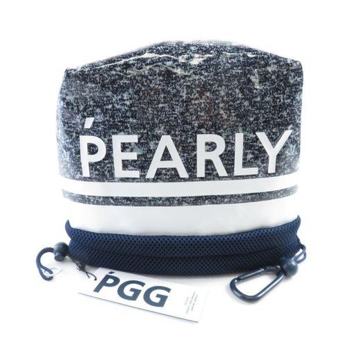 PEARLY GATES - 未使用 PEARLY GATES パーリーゲイツ 268-0984305 アイアン用ヘッドカバー 3点 ネイビー セット PGG ゴルフ スポーツ用品 兼用 HU347 未使用 パーリーゲイツ 268-0984305 アイアン用ヘッドカバー ネイビー