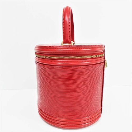 ルイヴィトン カンヌ バニティバッグ M48037 LOUIS VUITTON エピ 赤