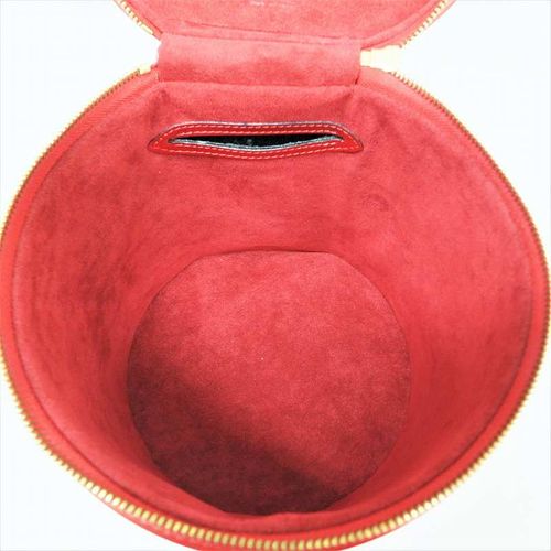 ルイヴィトン カンヌ バニティバッグ M48037 LOUIS VUITTON エピ 赤