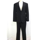 レミュー メンズスーツ LES MUES ウール50％ ブラック 【中古