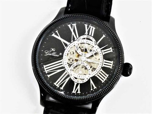 GALLUCCI ガルーチ 時計 RS-M0123 自動巻き メンズ 腕時計 黒 ブラック ...