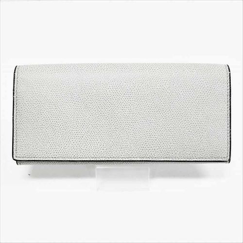 valextra ヴァレクストラ 財布 レザー メンズロングウォレット グレー  