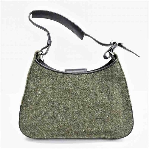 コーチ COACH コーチ ハンドバッグ 8125 バッグ グリーン 緑 ツイード