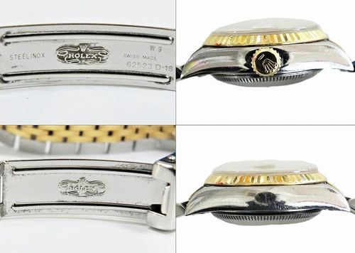 ロレックス デイトジャスト 69173 ROLEX シェル文字盤 W番 時計