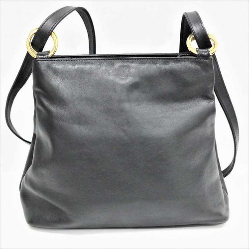 By Paloma Picasso パロマピカソ ショルダーバッグ 黒 ブラック レザー