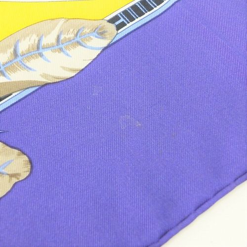 エルメス スカーフ HERMES カレ90 TROPIOUES 鳥 シマウマ キリン 動物 