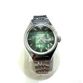 セイコー自動巻KS グリーン文字盤　 　SEIKO 　昭和レトロ腕時計 SEIKO セイコー クロノグラフ グリーン文字盤 （海外モデル