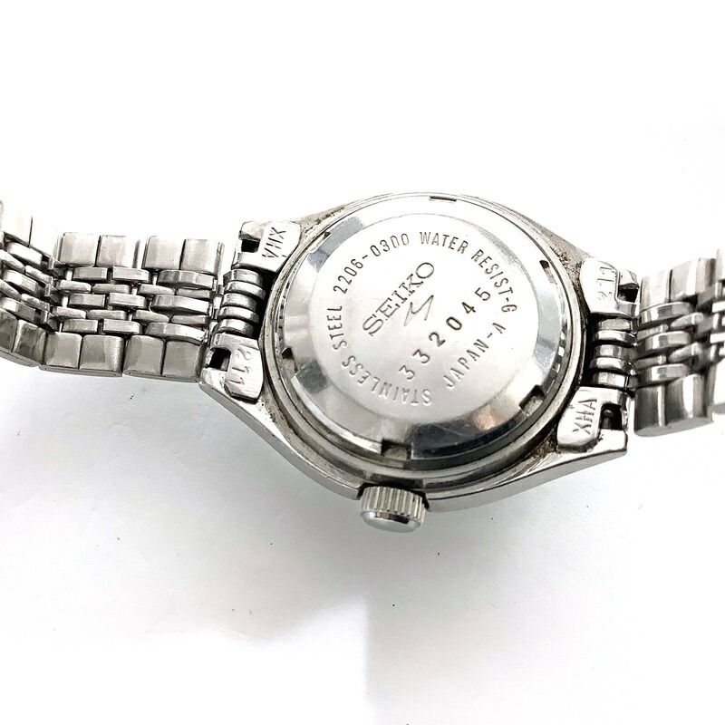 セイコー（SEIKO）AUTOMATIC オートマ17石 レディース腕時計 自動巻き時計 2206-0300 緑文字盤【中古】KB-5836 | -  Buyee