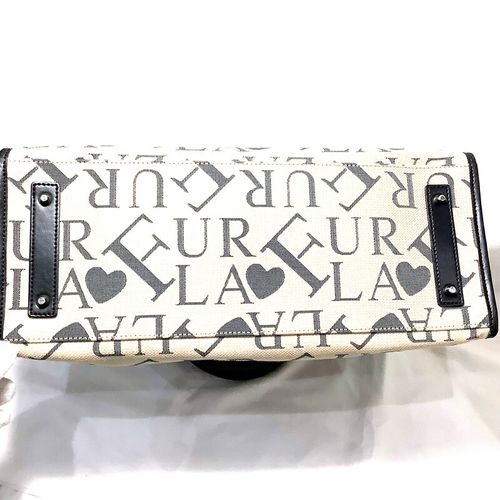 フルラ（FURLA）ロゴ キャンバス トートバッグ ベージュ レディース