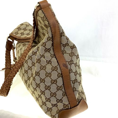 グッチ (GUCCI)マラケシュショルダーバッグ GG柄キャンバス
