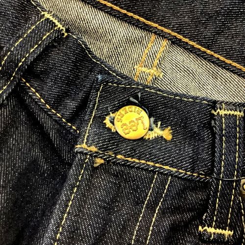 リー(Lee)AMERICAN RIDERS 101Z ストレート デニムパンツ ダーク