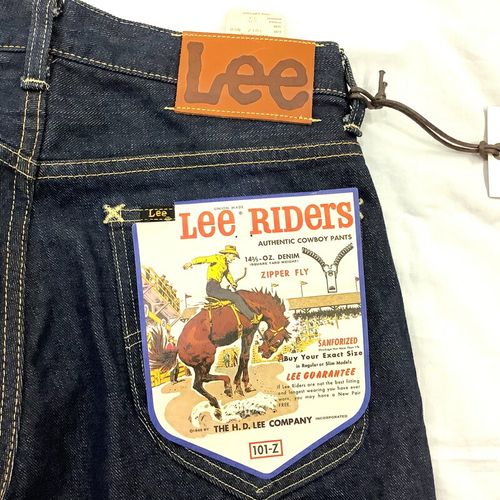 リー(Lee)AMERICAN RIDERS 101Z ストレート デニムパンツ ダーク