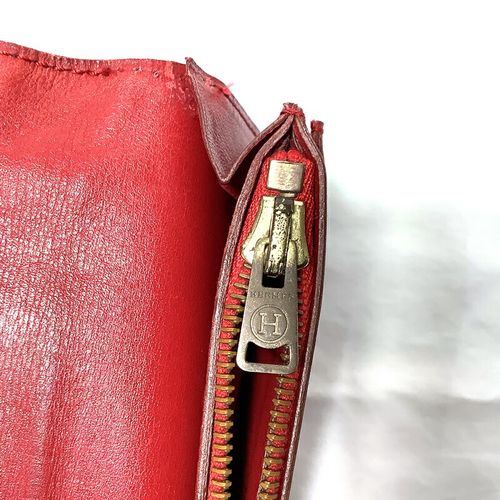 エルメス（HERMES）ソミュールディアンヌ 2つ折り長財布 カデナ