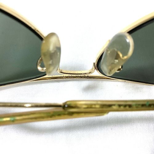 レイバン（Ray-Ban）サングラス B＆L RAYBAN 58□14 U.S.A 腐食あり