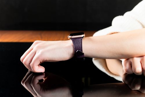 姫路黒桟革 AppleWatch 高級レザーバンド 41mm | HIMEJI KUROZAN