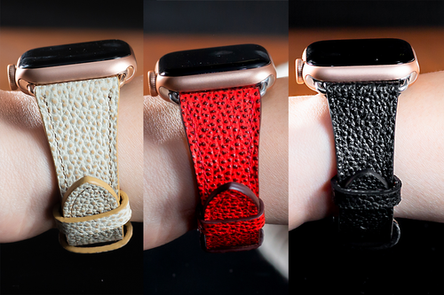 姫路黒桟革 AppleWatch 高級レザーバンド 41mm | HIMEJI KUROZAN