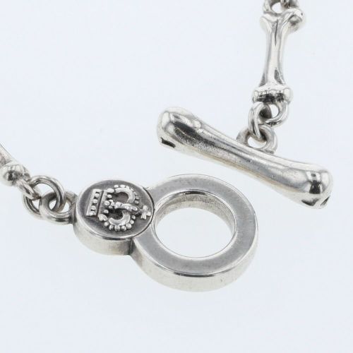 大特価！ジャスティンデイビス ブレスレット ボーン クラウン シルバー