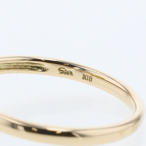 大特価！スタージュエリー リング 指輪 ハートモチーフ D0.08ct K18 