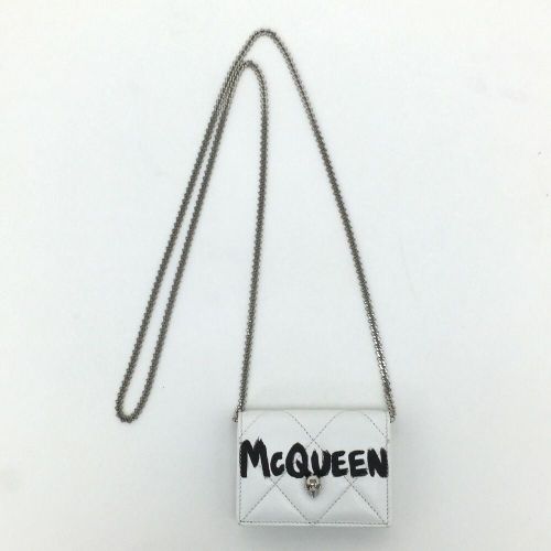 大特価！アレキサンダーマックイーン カードケース スカル ロゴ ロング