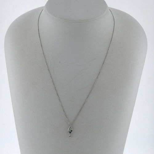 スタージュエリー ネックレス FLOWER DEW 2JN0604 K10ホワイトゴールド 