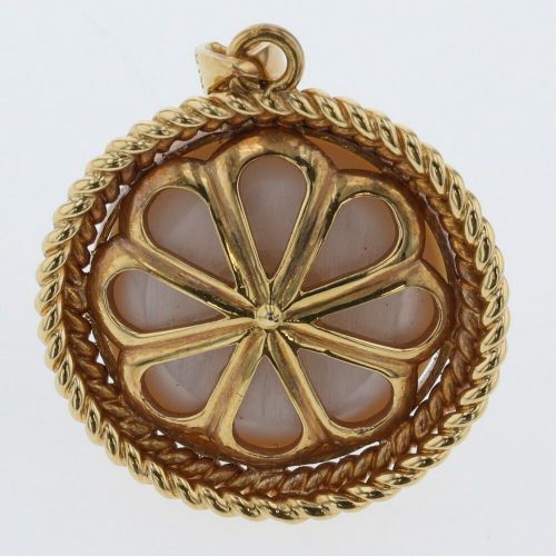 ミキモト ペンダントトップ マベパール 約15.5mm K18イエローゴールド