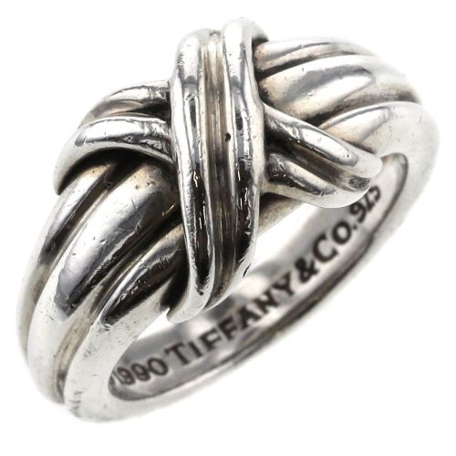 Tiffany & Co. ティファニー　シグネチャーリング　指輪 8号　925 TIFFANY&Co. ティファニーシグネイチャーリング 8号 シルバー925