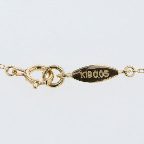 アーカー ブレスレット ハートパヴェ ダイヤ 0.05ct K18イエロー