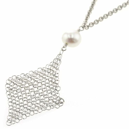 ティファニー ネックレス メッシュタッセル パール1P 直径約 ティファニー ネックレス メッシュタッセル パール1P 直径約