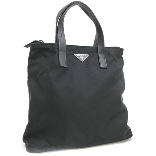 プラダ ハンドバッグ VELA SPORT BN0323 ナイロン レザー ブラック