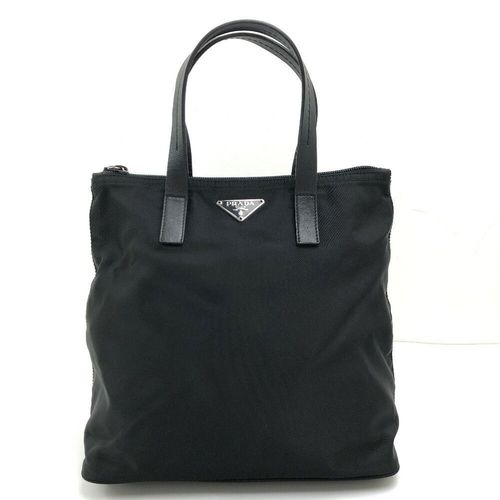プラダ ハンドバッグ VELA SPORT BN0323 ナイロン レザー ブラック