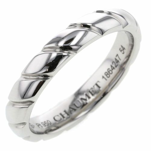 ショーメ リング 指輪 トルサード 幅約3.5mm 095903 プラチナPT950 14