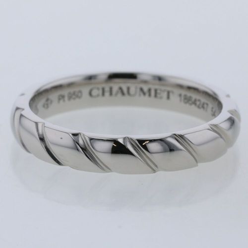 ショーメ リング 指輪 トルサード 幅約3.5mm 095903 プラチナPT950 14