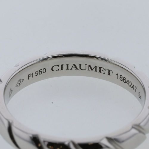 ショーメ リング 指輪 トルサード 幅約3.5mm 095903 プラチナPT950 14