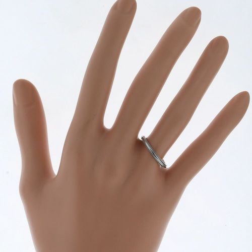 ティファニー リング 指輪 ミルグレインバンド 幅約2mm プラチナ 
