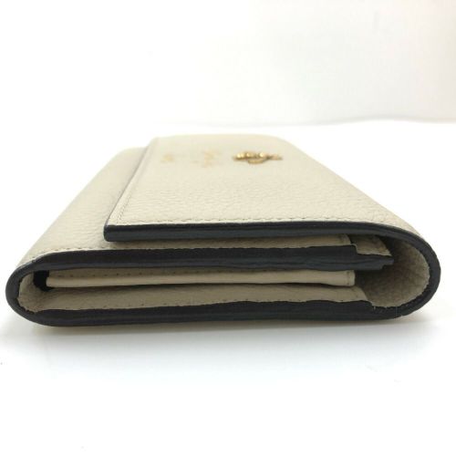 グッチ 長財布 アニマリエ 蜂 bee 454070 レザー ベージュ レディース