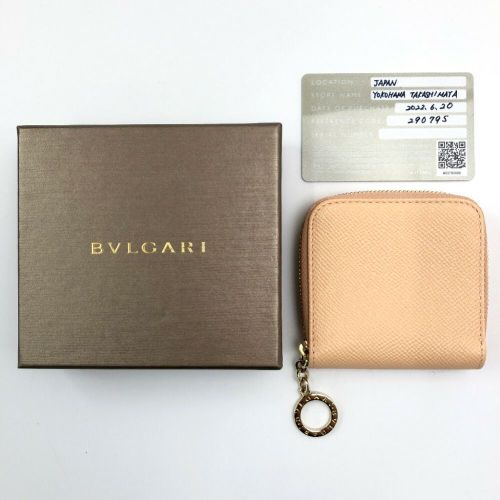 良品 ＊ BVLGARIブルガリ ソティリオ ラウンドジップ コインケース