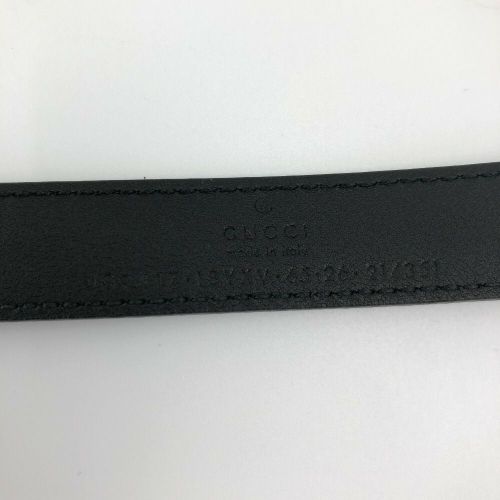 グッチ ベルト GGマーモント スリム 409417 18YXV 1000 レザー メッキ