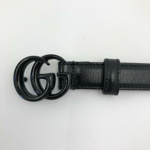 美品 GUCCI グッチ 409417 GGマーモント レザーベルト グッチ ベルト GGマーモント スリム 409417 18YXV 1000 レザー メッキ