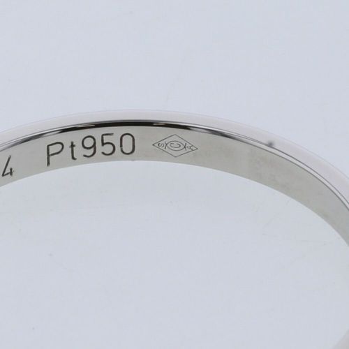 カルティエ リング 指輪 1895 ウェディング 幅約2mm プラチナ