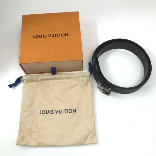 ルイヴィトン ベルト サンチュール LV イニシャル N1010 メッキ レザー
