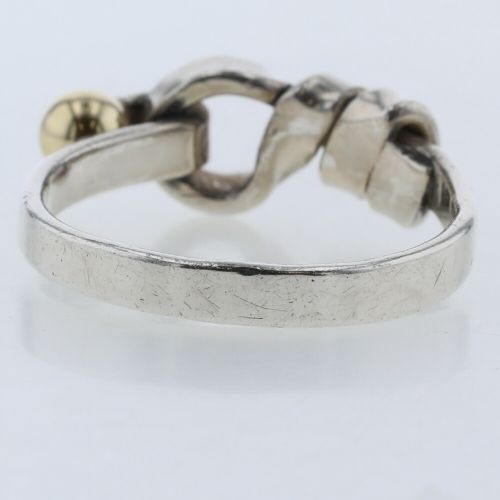 ティファニー リング・指輪 フック＆アイ コンビ シルバー925 K18