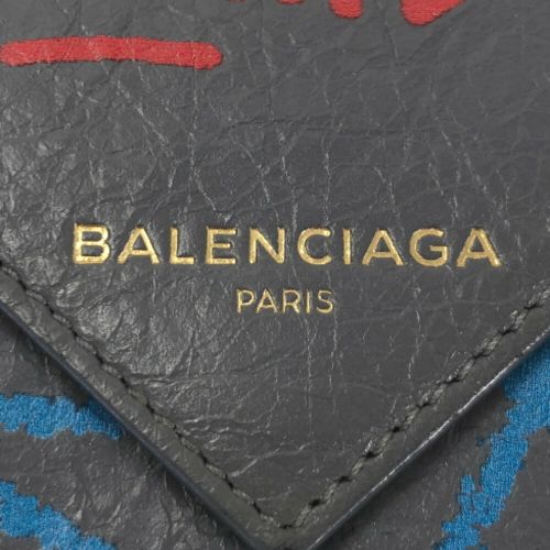 『アルゼンチン代表さん』専用　BALENCIAGA グラフティー　三つ折り財布 極美品 BALENCIAGA バレンシアガ グラフィティ 三つ折り財布
