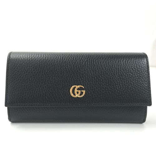 グッチ 長財布 コンチネンタルウォレット GGマーモント 456116 レザー