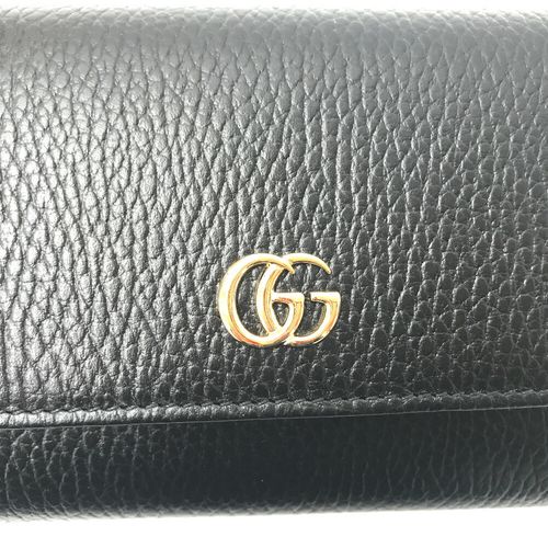 グッチ 長財布 コンチネンタルウォレット GGマーモント 456116 レザー