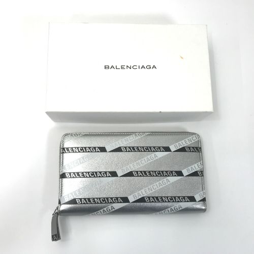 バレンシアガ 長財布 エヴリデイ ロゴ ラウンドファスナー 551935 レザー シルバー シルバー金具 メンズ BALENCIAGA 【中古】  K30303891 | - Buyee, un servizio proxy di shopping online | Acquista su