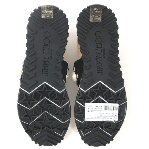 ジミーチュウ スニーカー VERONA パール付き ソックススニーカー 26cm