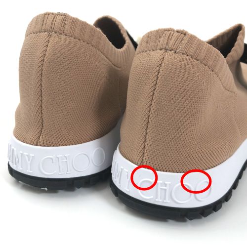 ジミーチュウ スニーカー VERONA パール付き ソックススニーカー 26cm