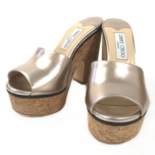 PRADA ベロア ベルベット プラットフォーム サンダル ゴールド金具 紫 PRADA ベロア ベルベット プラットフォーム サンダル ゴールド