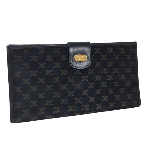 CELINE マカダム トリオンフ レザー 長財布 7407 e-221130-10-1w.jpg